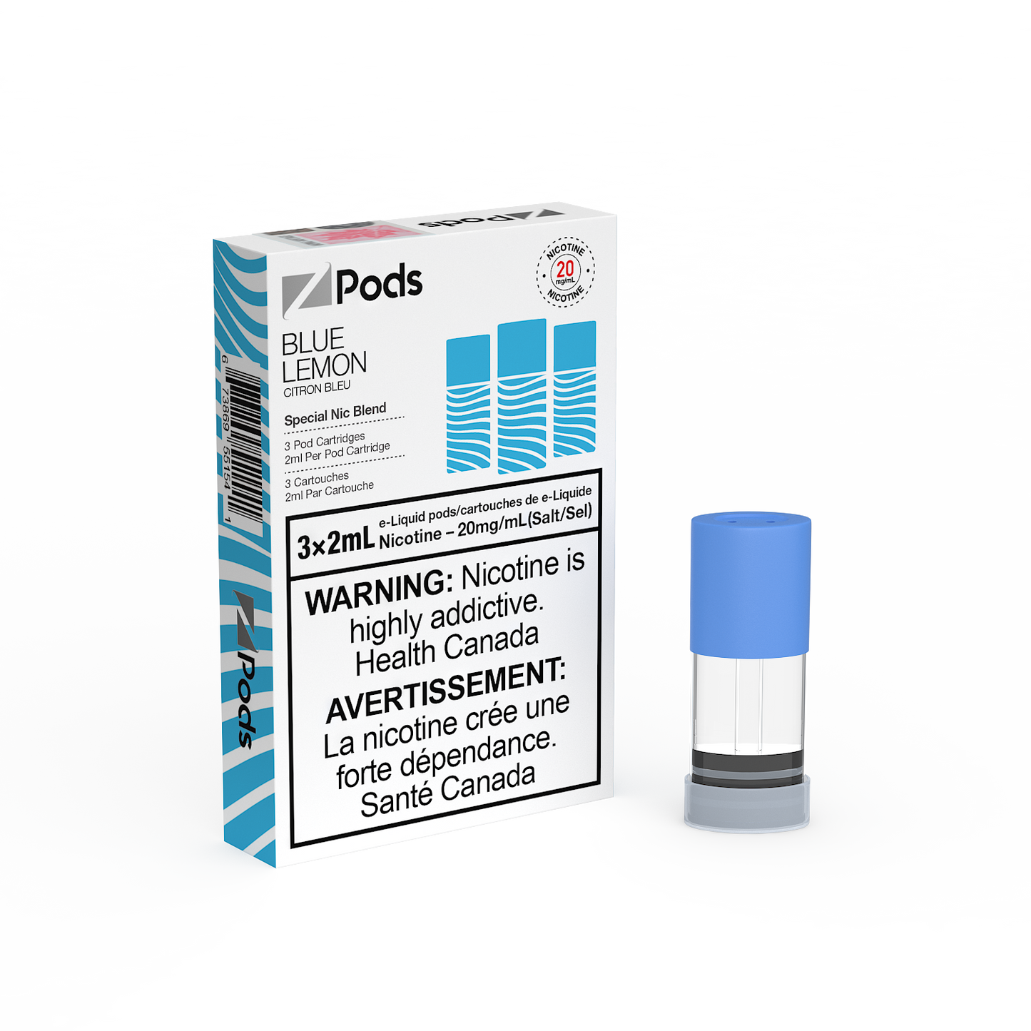 ZPods 2ml 20mg - Federal Stamp