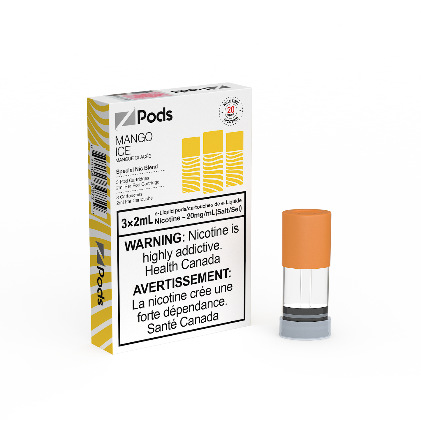 ZPods 2ml 20mg - Federal Stamp