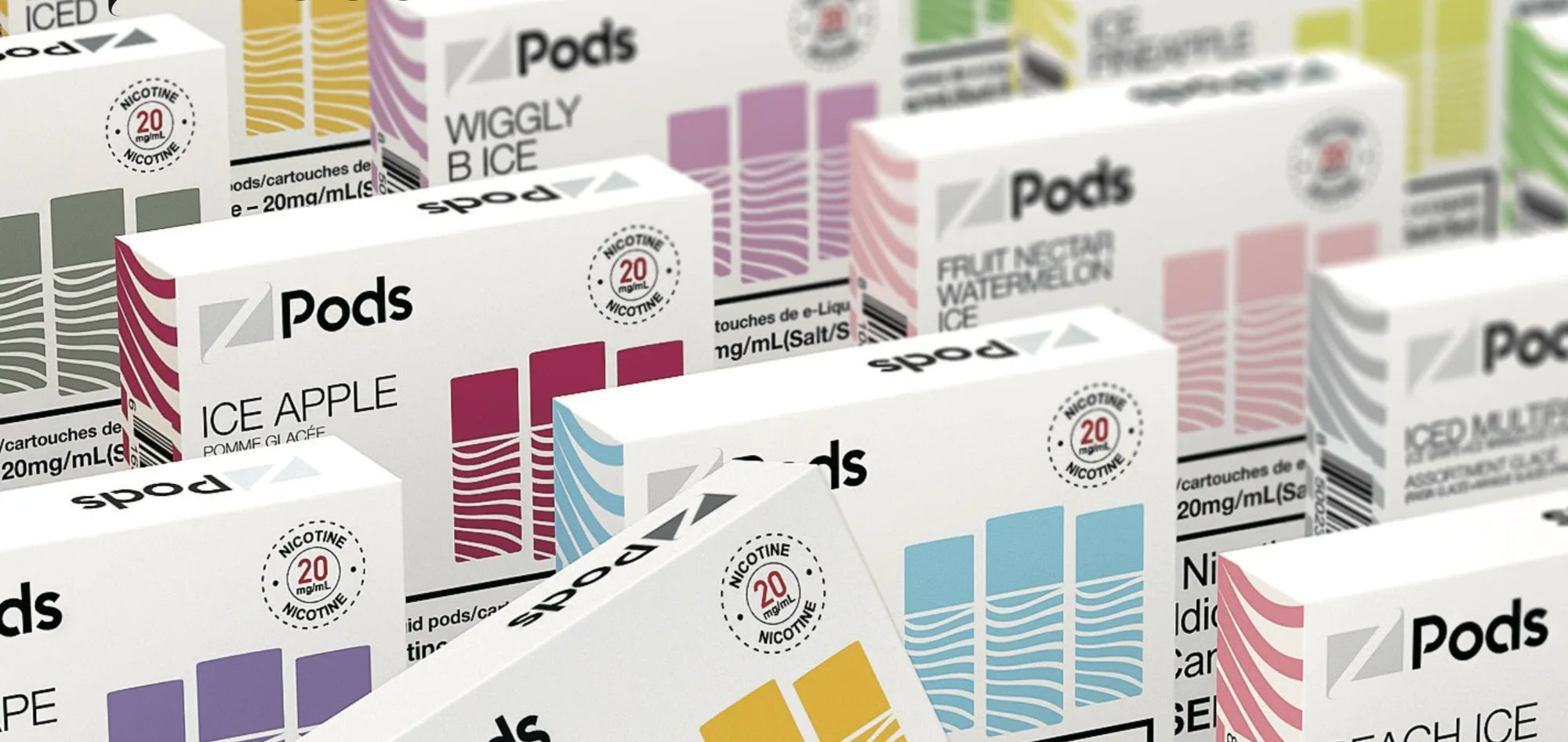 ZPods flavour lineup